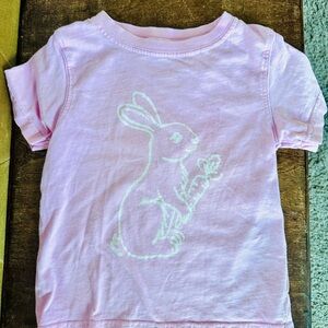 Mustard & Ketchup Bunny Easter Tee Pink XXS 2T-3T Spring